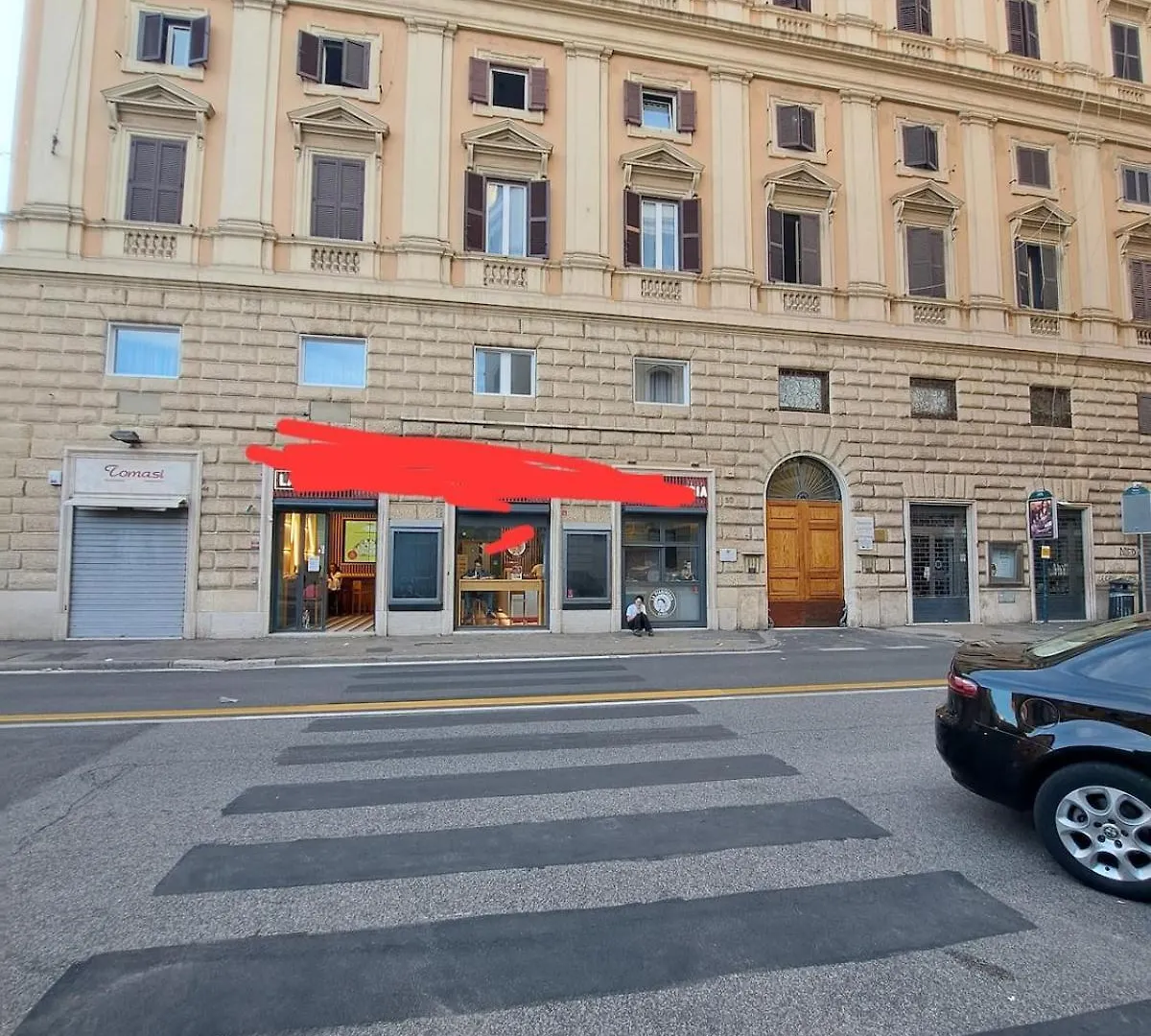 In The District Of Dolce Vita Di Fellini Roma